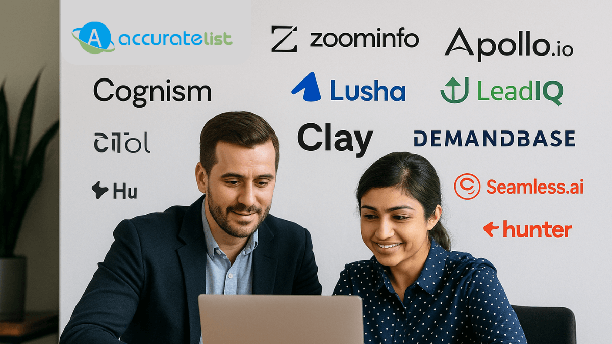 Top 11 Business Email List and Data Enrichment Providers in 2025