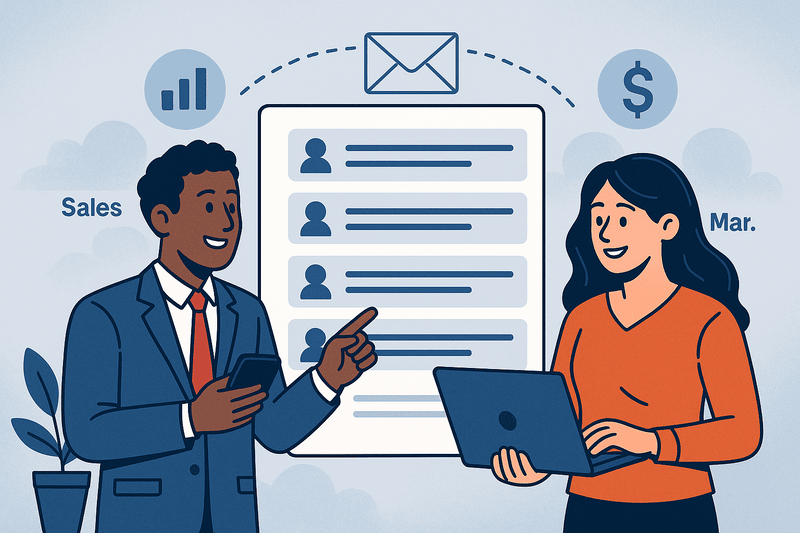 How Sales and Marketing Teams Can Use One Shared Email List to Close More Deals